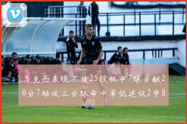 马克西表现不佳25投仅中7球贡献20分7助攻三分球命中率低迷仅2中8